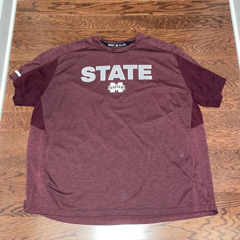 Mississippi state maroon adidas XXL